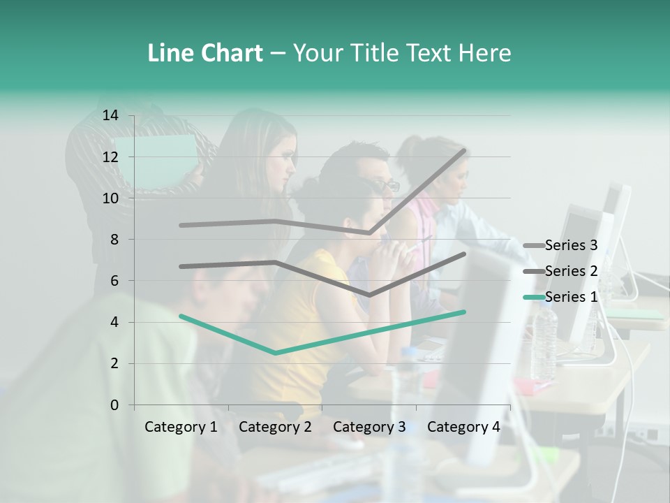 Class Monitor Network PowerPoint Template