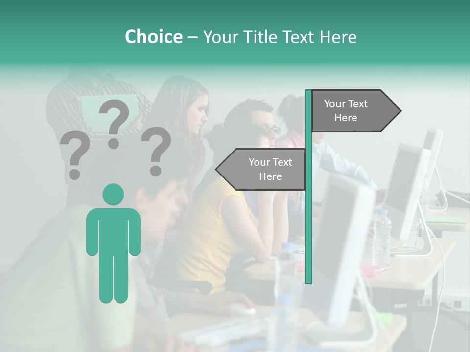 Class Monitor Network PowerPoint Template