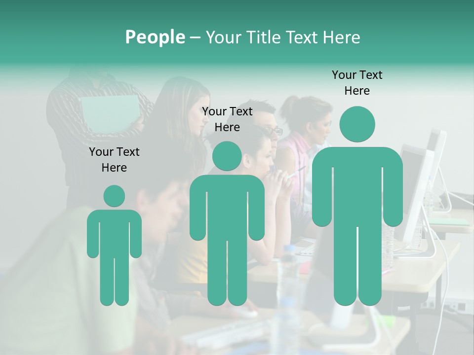Class Monitor Network PowerPoint Template