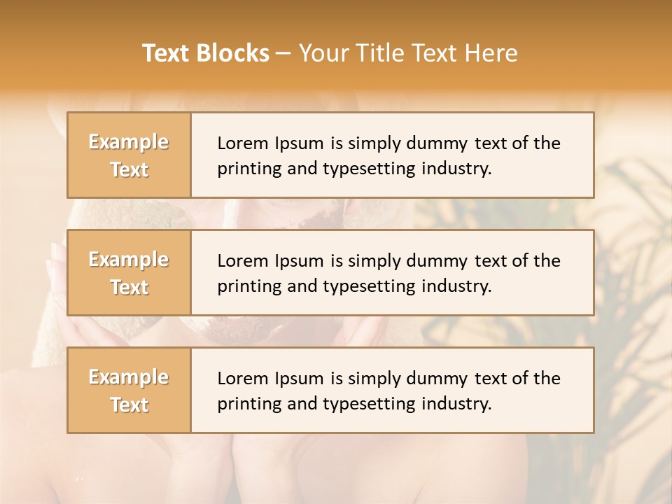 Tree Body Antiaging PowerPoint Template