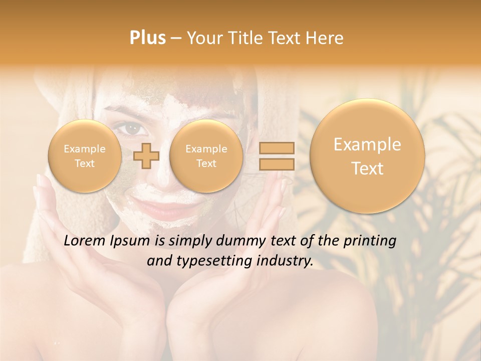Tree Body Antiaging PowerPoint Template
