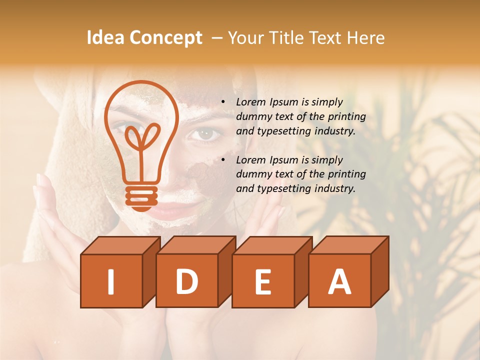 Tree Body Antiaging PowerPoint Template