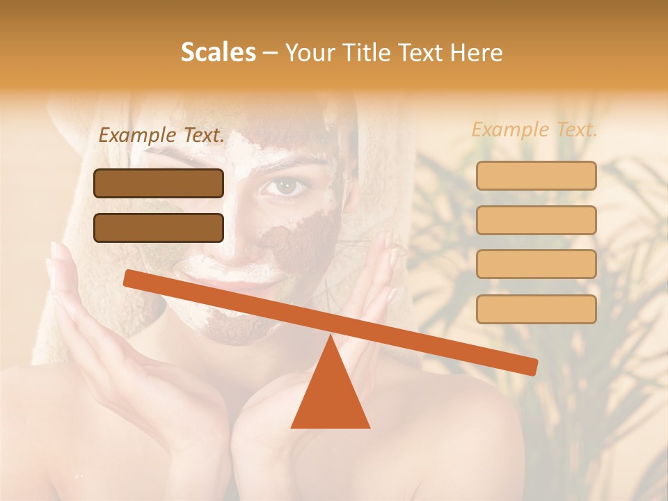 Tree Body Antiaging PowerPoint Template
