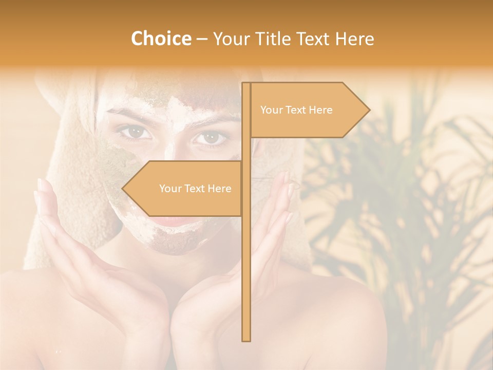 Tree Body Antiaging PowerPoint Template