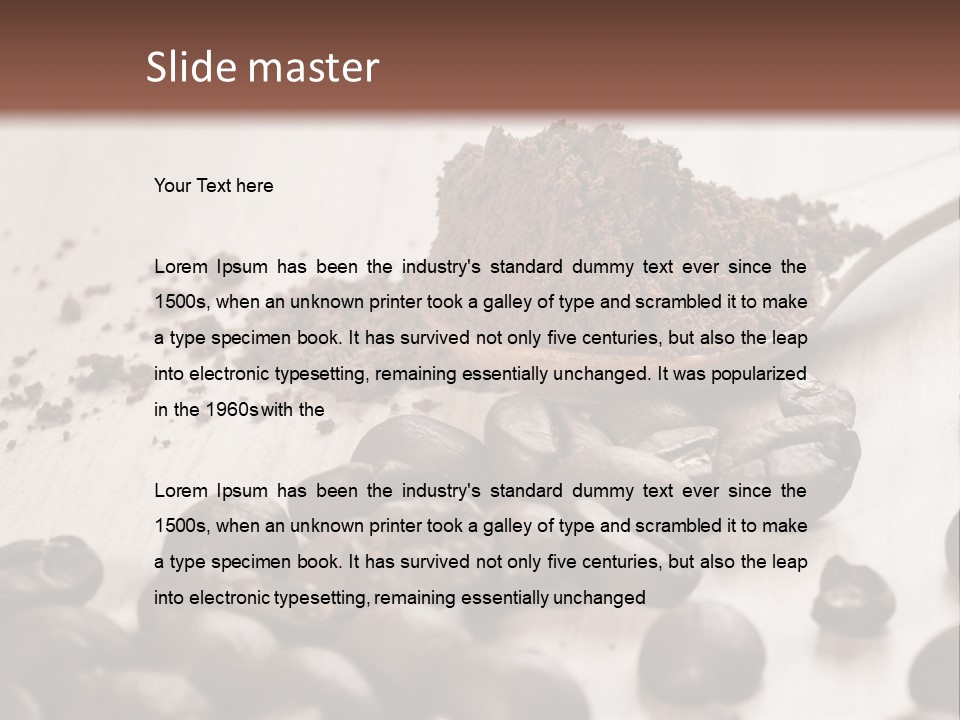 Snack Eating Brown PowerPoint Template