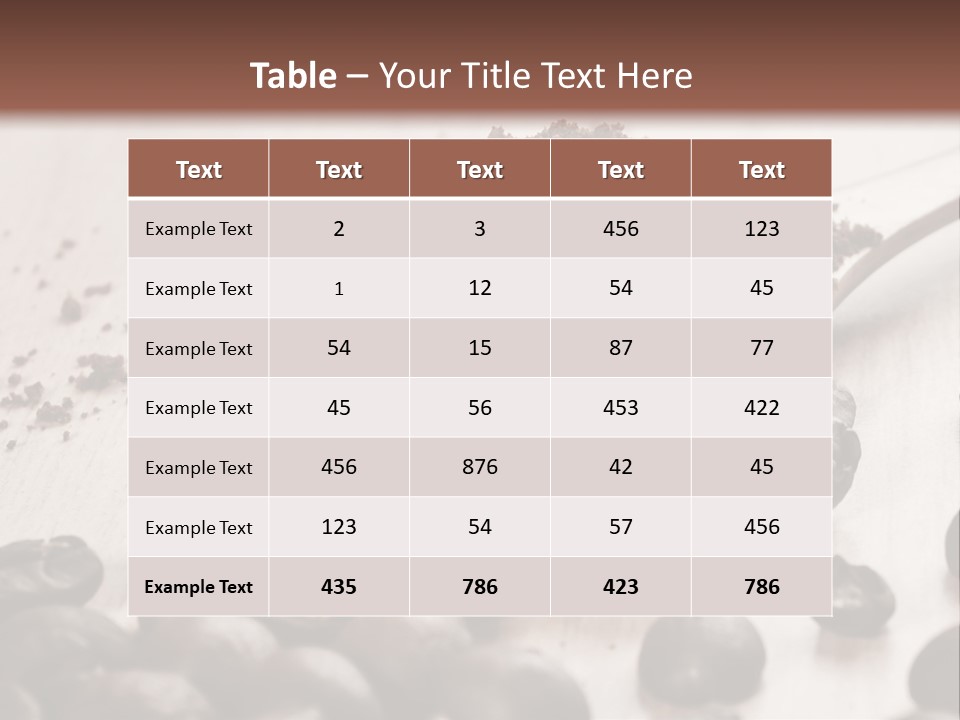Snack Eating Brown PowerPoint Template
