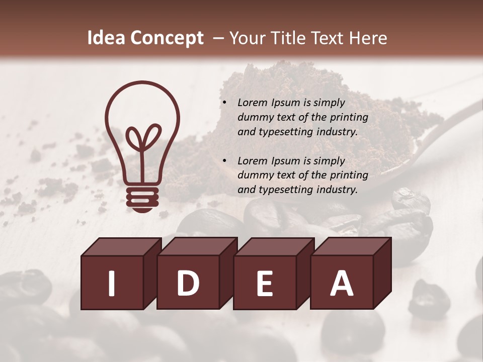 Snack Eating Brown PowerPoint Template