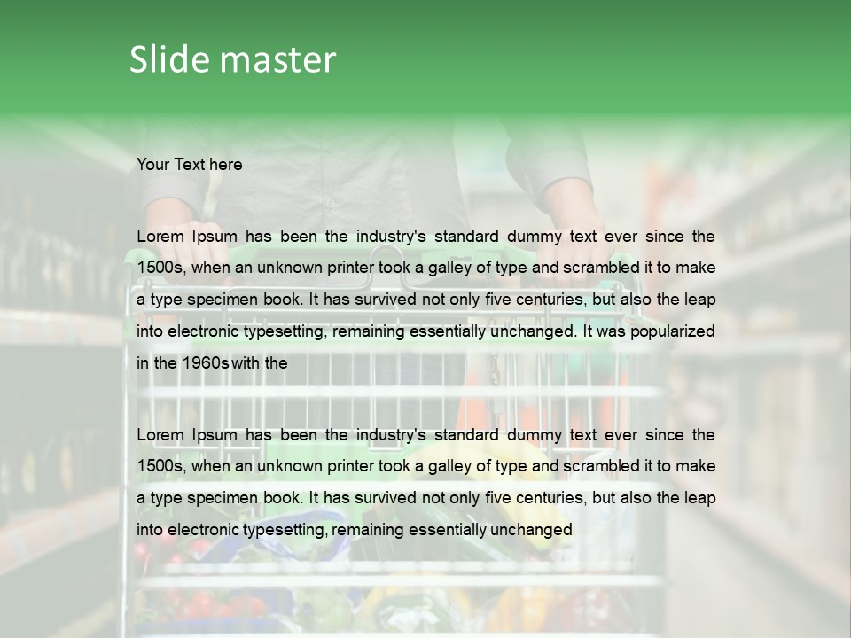 Vegetable Style Clothing PowerPoint Template