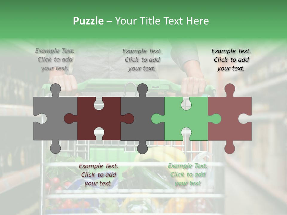 Vegetable Style Clothing PowerPoint Template