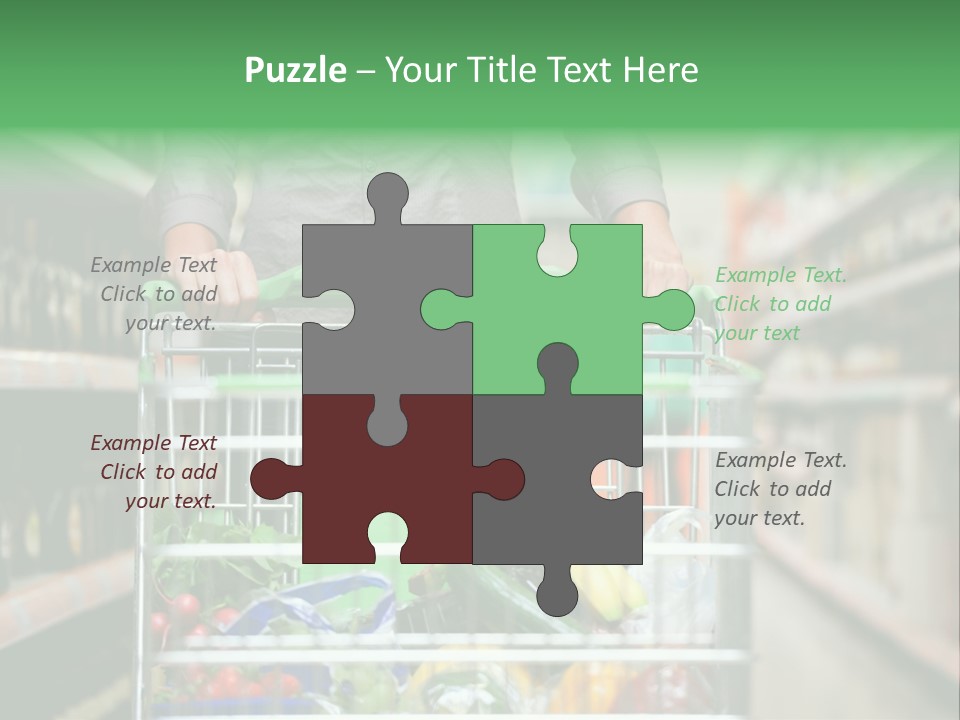 Vegetable Style Clothing PowerPoint Template