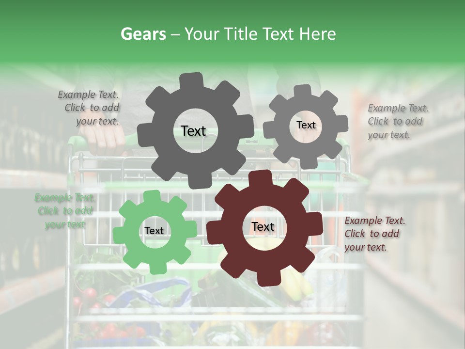 Vegetable Style Clothing PowerPoint Template