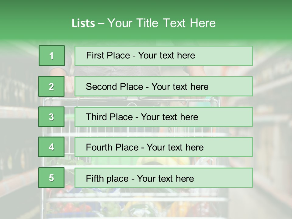 Vegetable Style Clothing PowerPoint Template