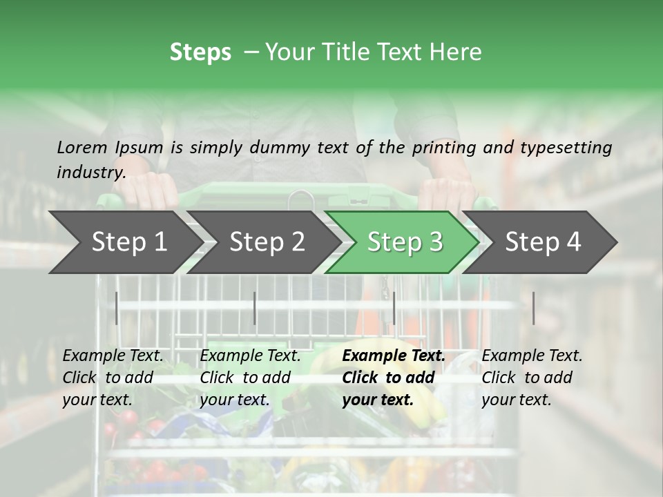 Vegetable Style Clothing PowerPoint Template