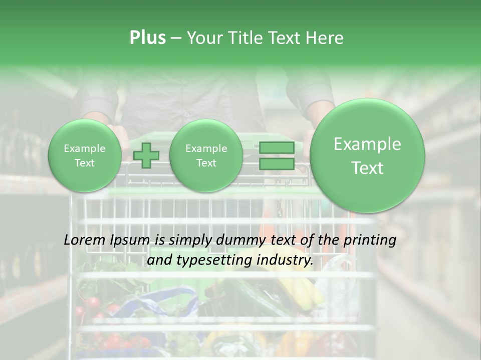 Vegetable Style Clothing PowerPoint Template