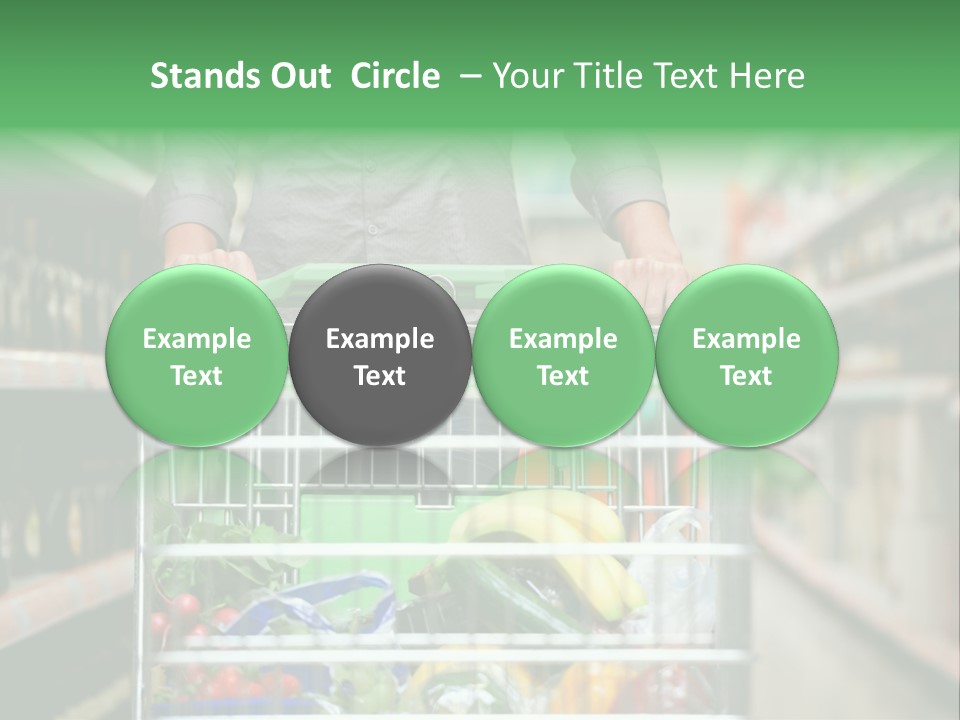 Vegetable Style Clothing PowerPoint Template