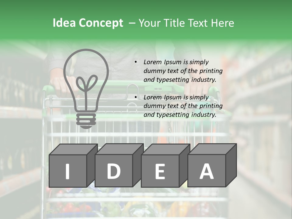 Vegetable Style Clothing PowerPoint Template