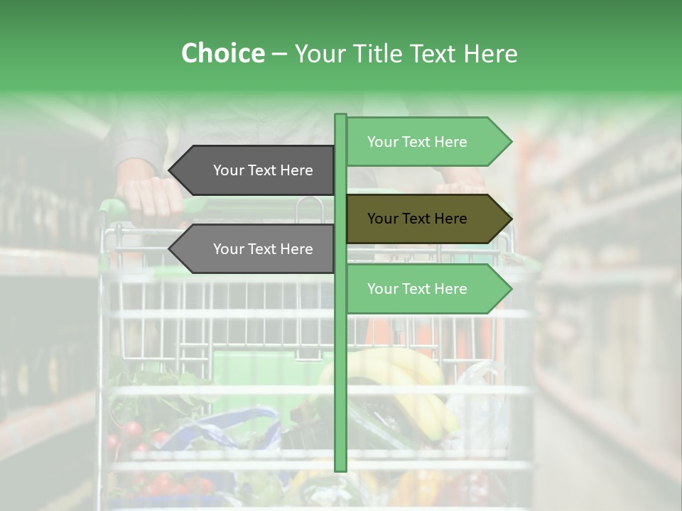 Vegetable Style Clothing PowerPoint Template