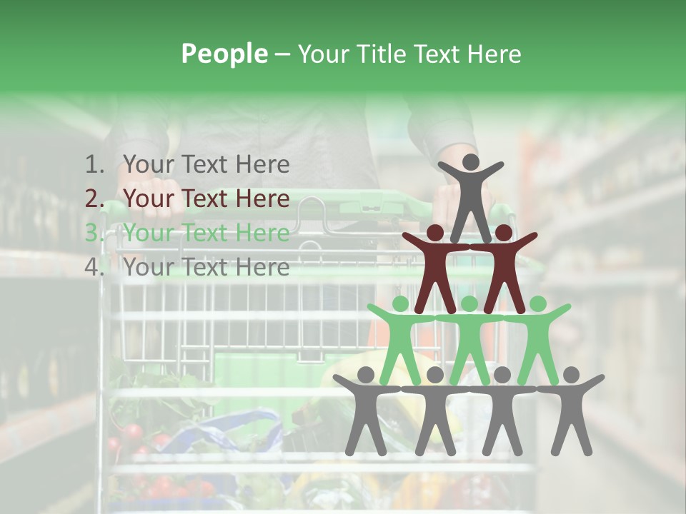 Vegetable Style Clothing PowerPoint Template