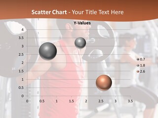 Male Indoor Dumbbell PowerPoint Template