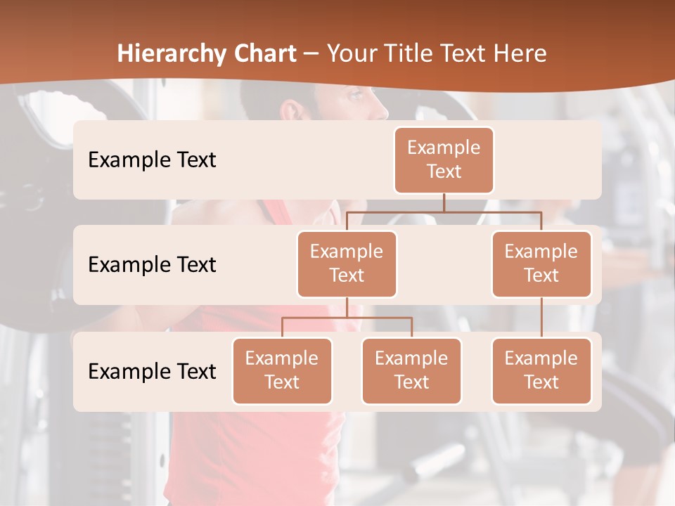Male Indoor Dumbbell PowerPoint Template