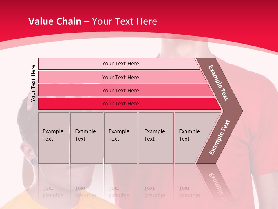 A Young Man Standing Next To A Young Man In A Red Shirt PowerPoint Template