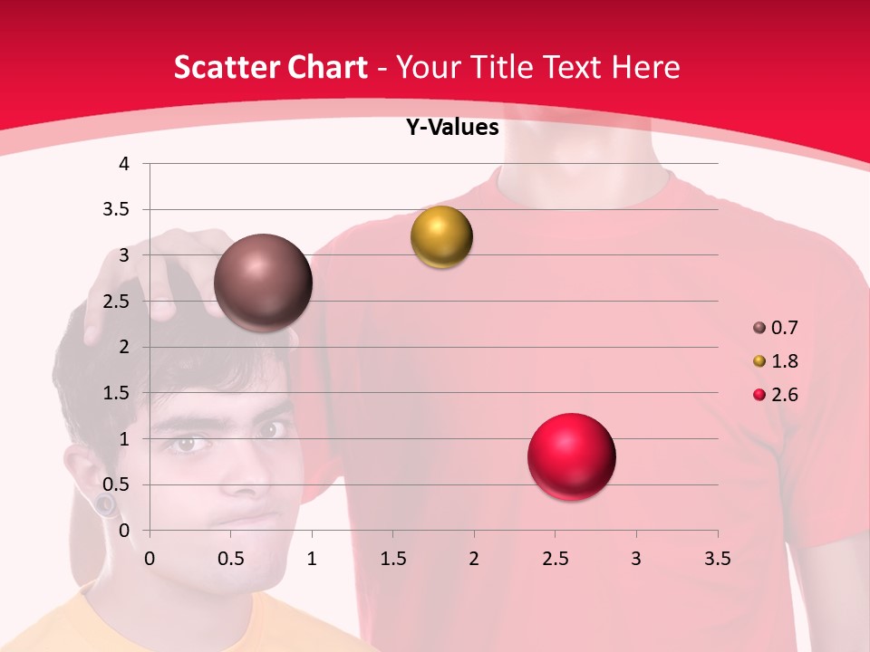 A Young Man Standing Next To A Young Man In A Red Shirt PowerPoint Template