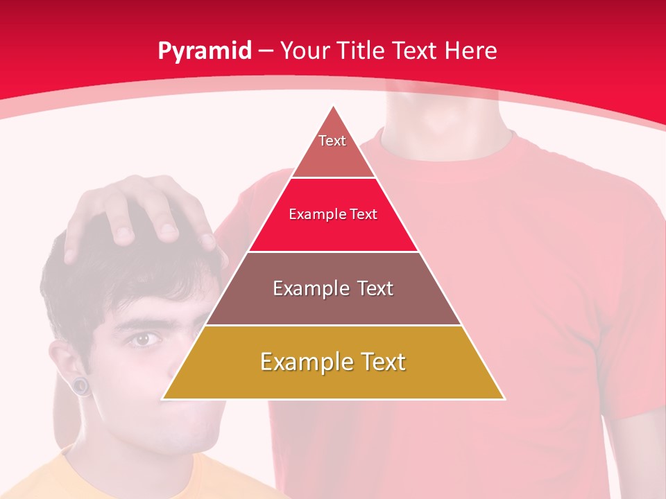 A Young Man Standing Next To A Young Man In A Red Shirt PowerPoint Template