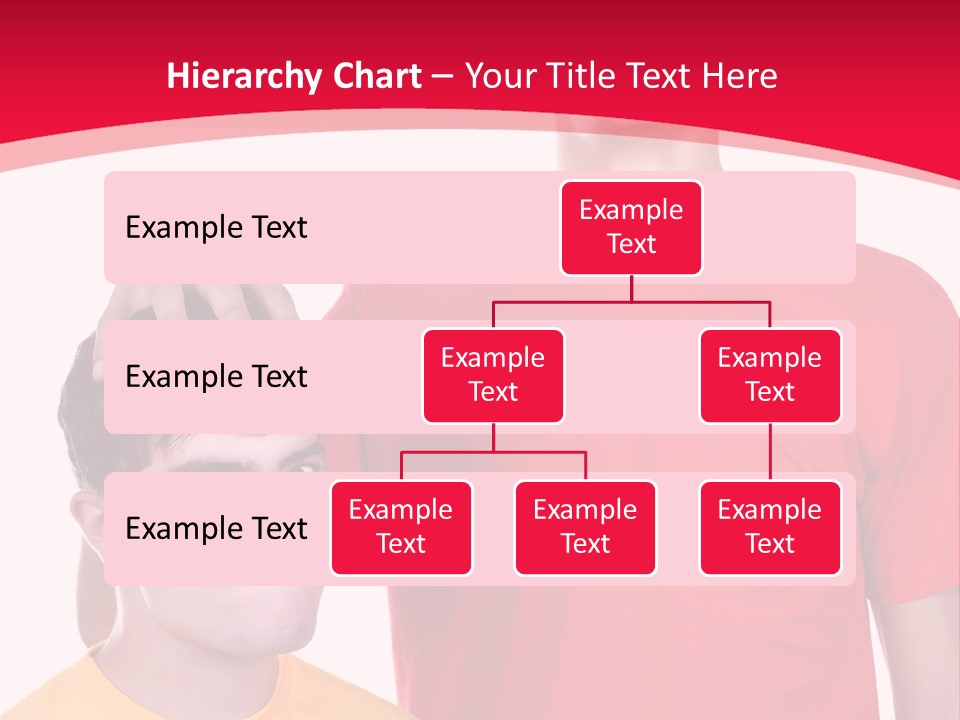 A Young Man Standing Next To A Young Man In A Red Shirt PowerPoint Template