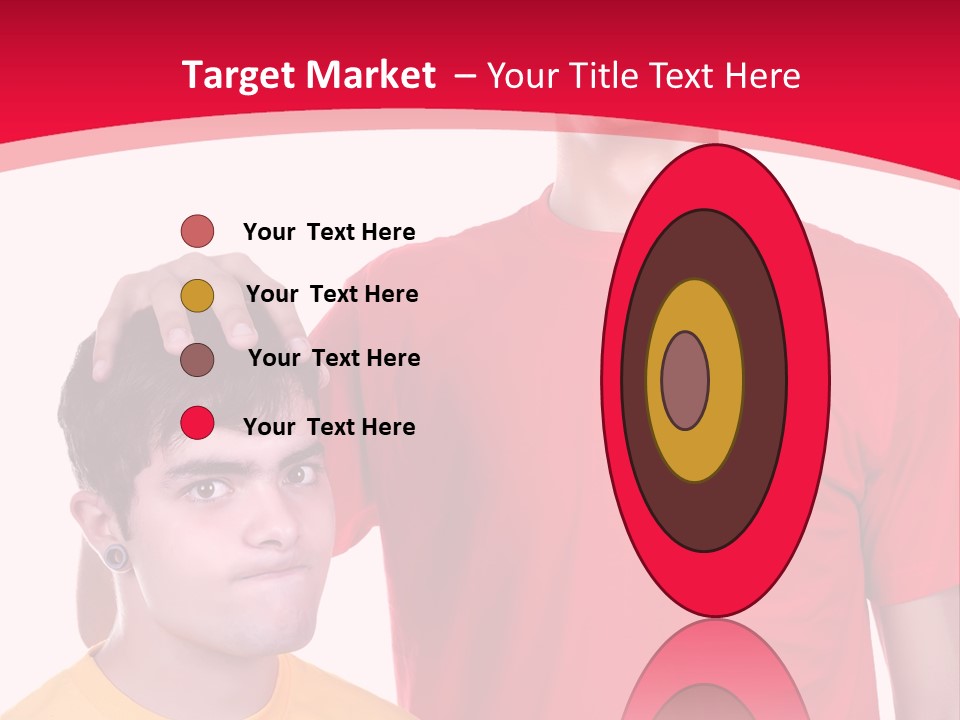 A Young Man Standing Next To A Young Man In A Red Shirt PowerPoint Template