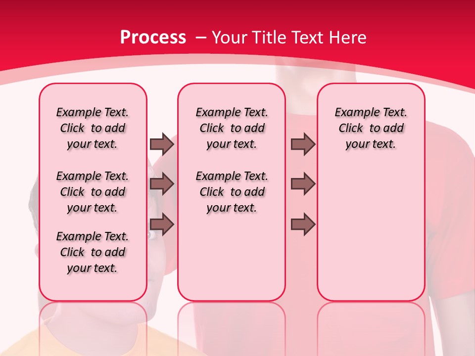 A Young Man Standing Next To A Young Man In A Red Shirt PowerPoint Template
