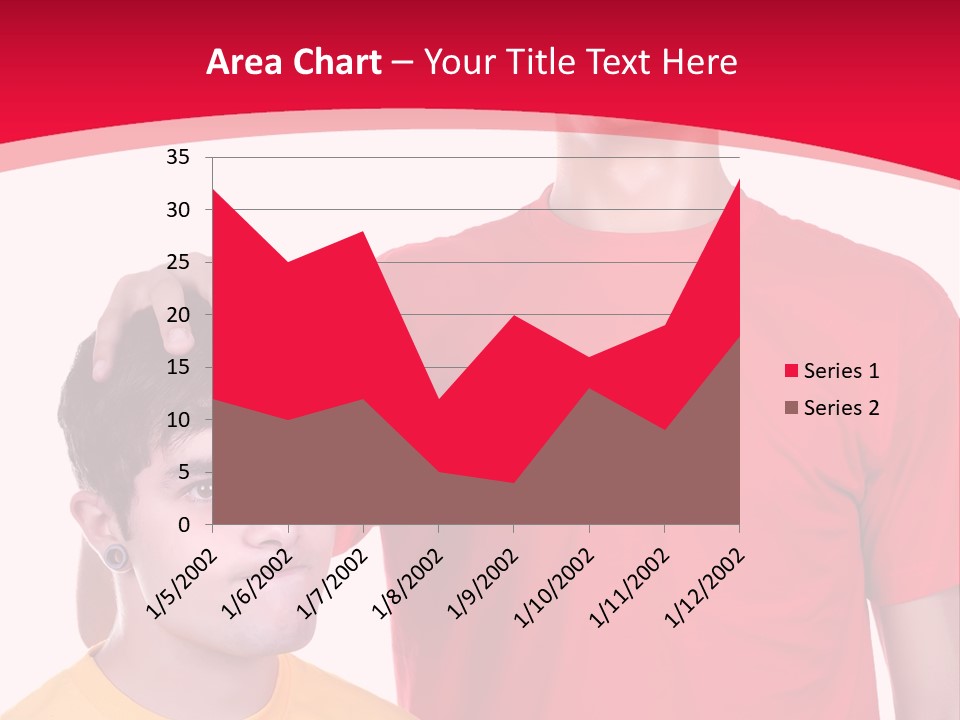 A Young Man Standing Next To A Young Man In A Red Shirt PowerPoint Template