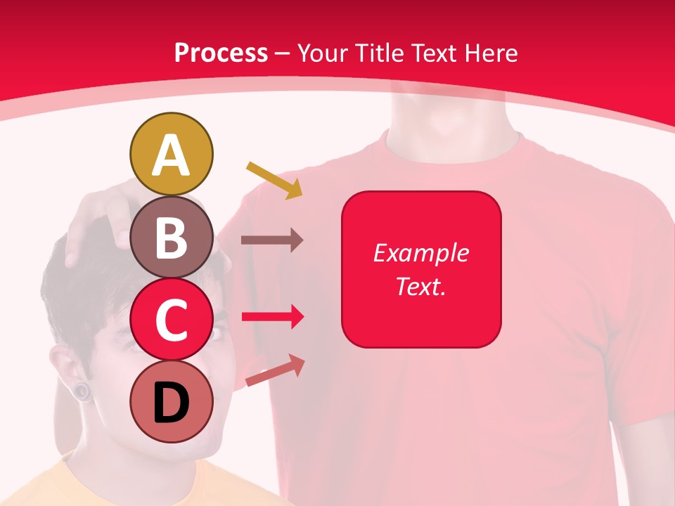 A Young Man Standing Next To A Young Man In A Red Shirt PowerPoint Template