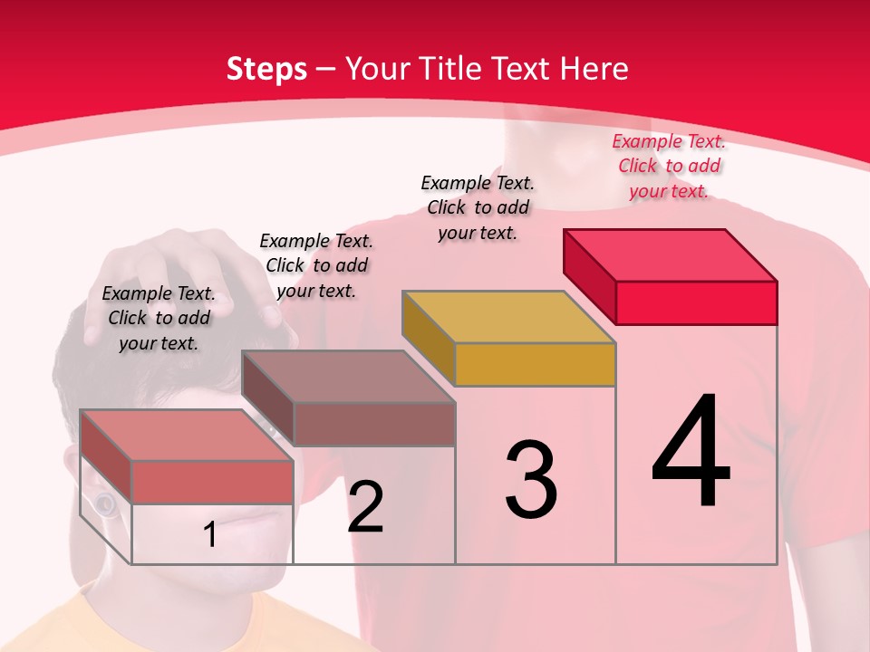 A Young Man Standing Next To A Young Man In A Red Shirt PowerPoint Template