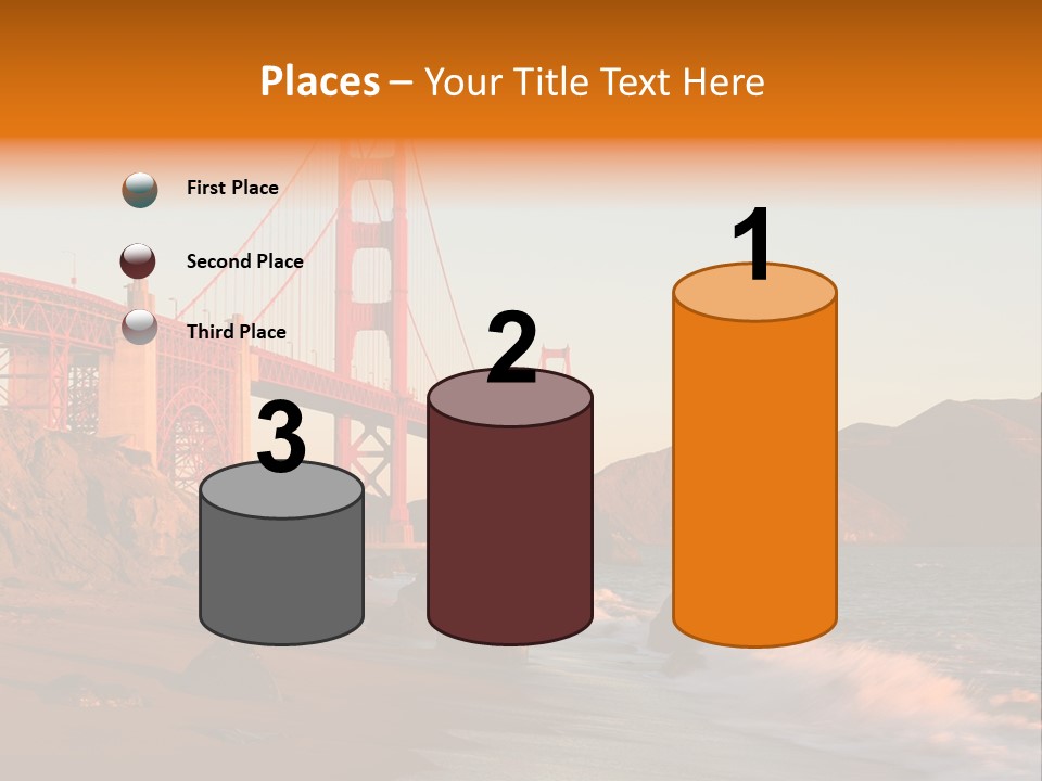 Golden Gate Sunset PowerPoint Template