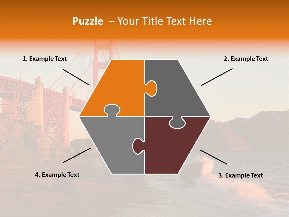 Golden Gate Sunset PowerPoint Template