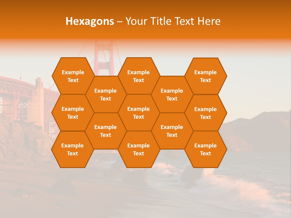 Golden Gate Sunset PowerPoint Template