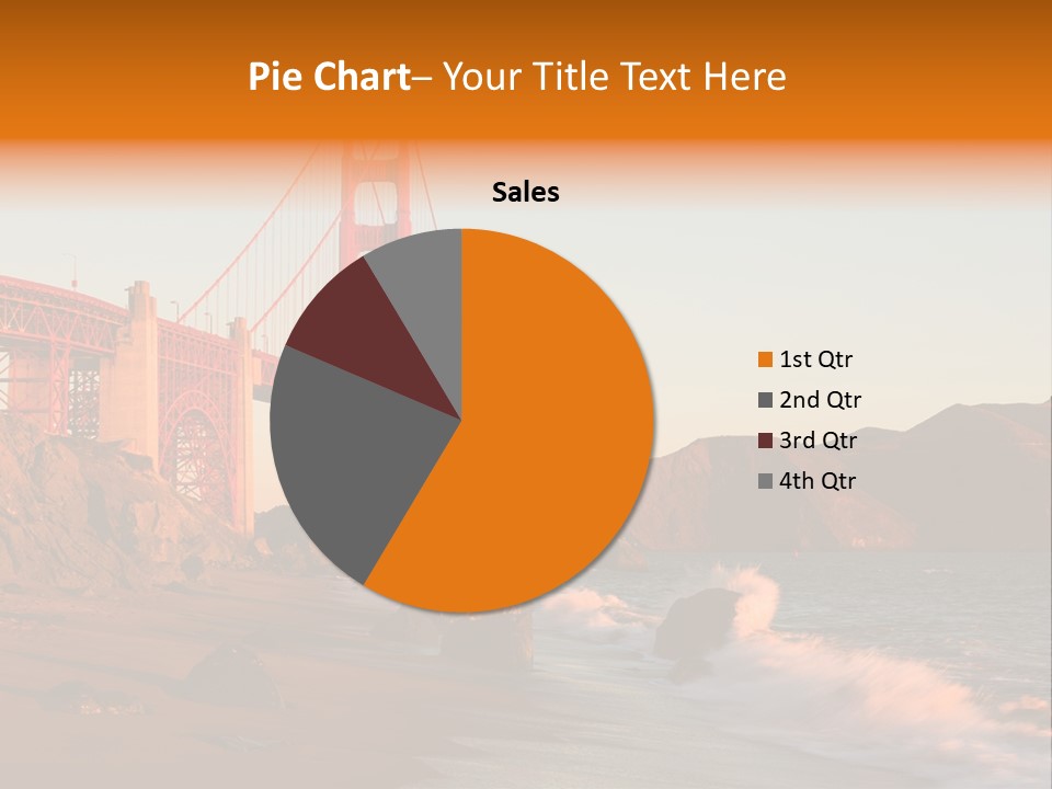 Golden Gate Sunset PowerPoint Template