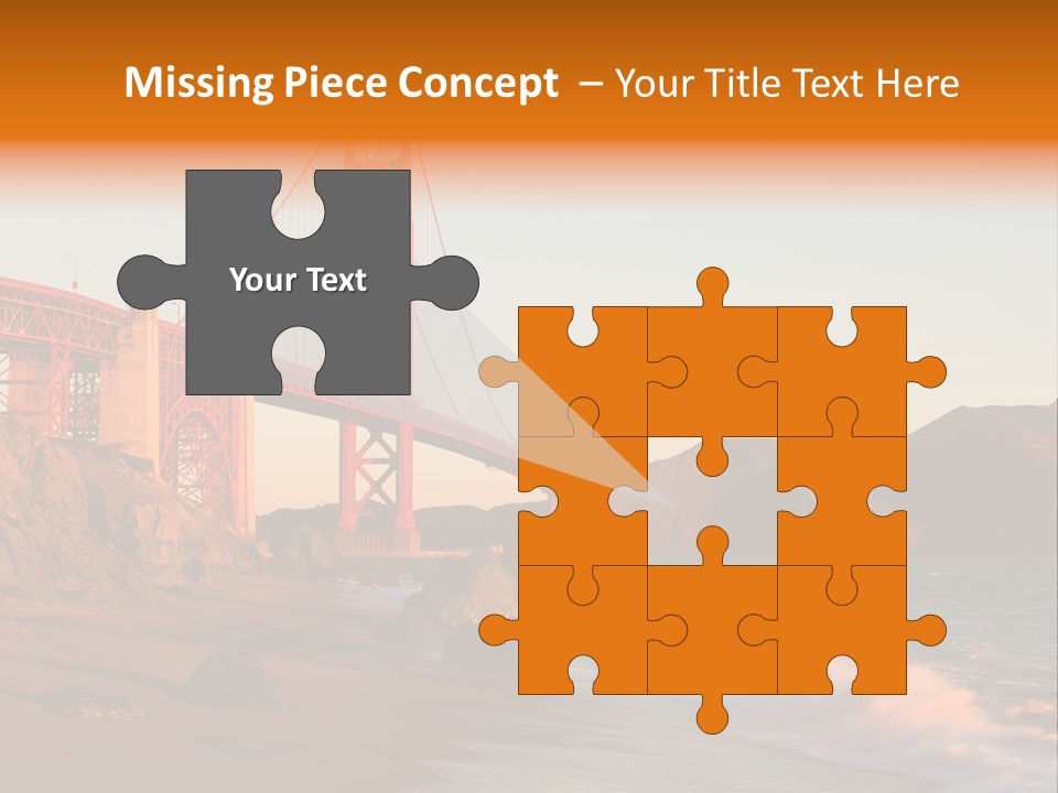 Golden Gate Sunset PowerPoint Template