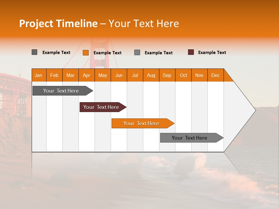 Golden Gate Sunset PowerPoint Template