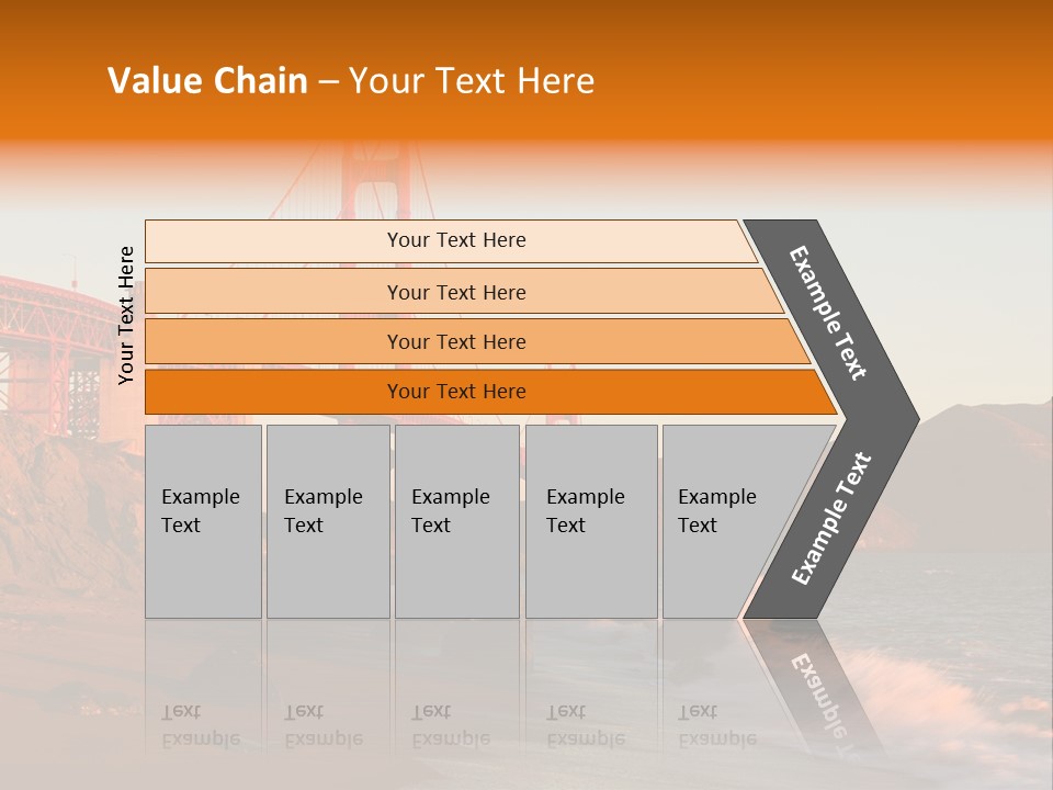 Golden Gate Sunset PowerPoint Template