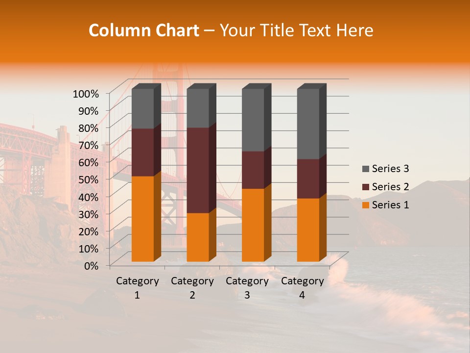 Golden Gate Sunset PowerPoint Template