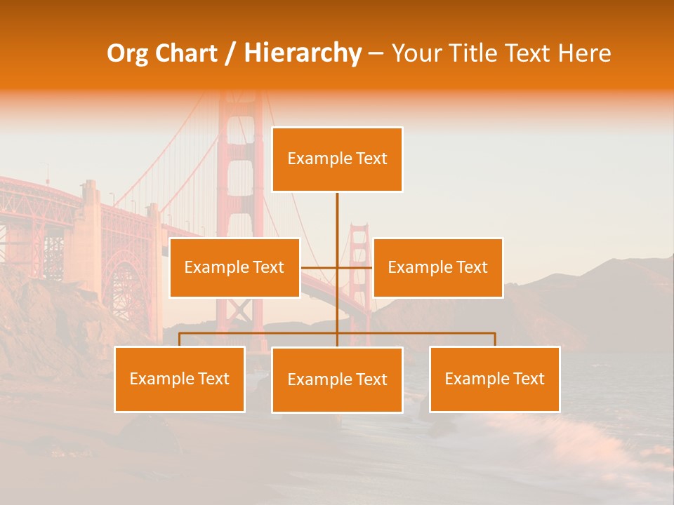 Golden Gate Sunset PowerPoint Template