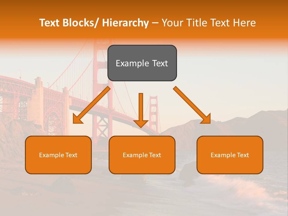 Golden Gate Sunset PowerPoint Template