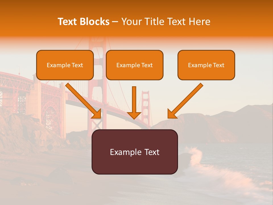 Golden Gate Sunset PowerPoint Template