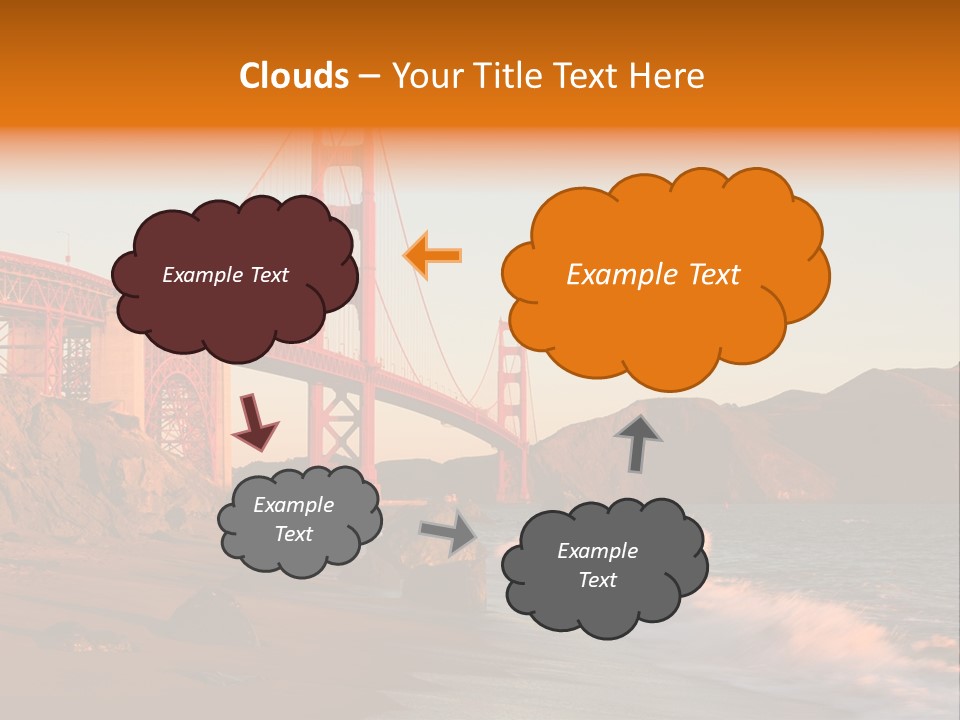 Golden Gate Sunset PowerPoint Template