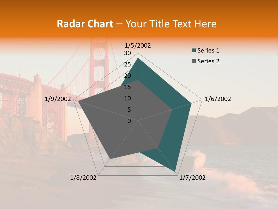 Golden Gate Sunset PowerPoint Template
