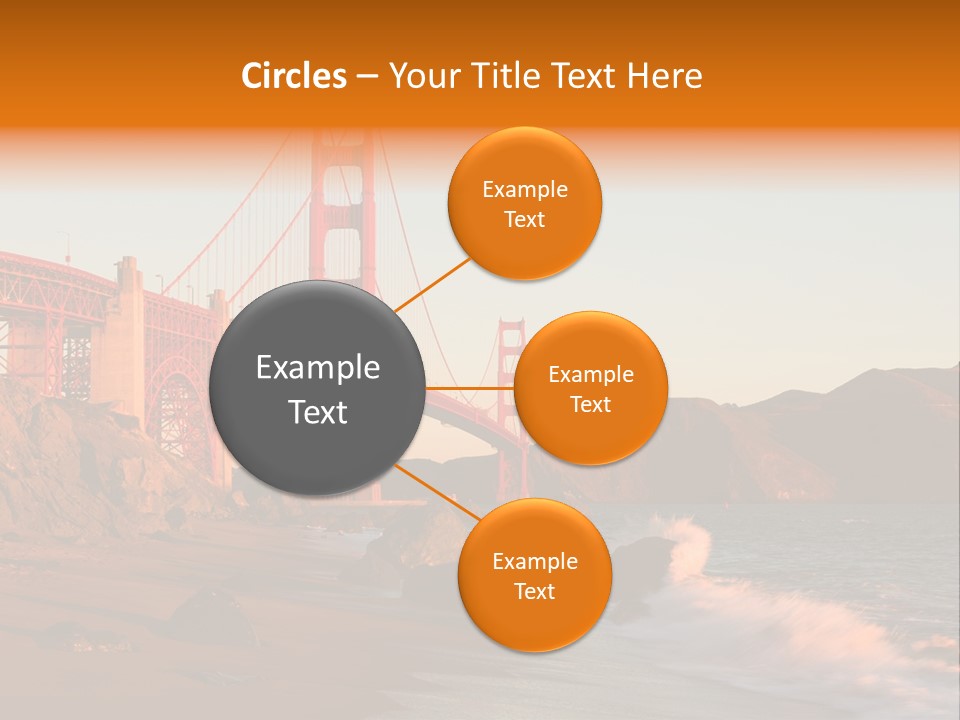 Golden Gate Sunset PowerPoint Template