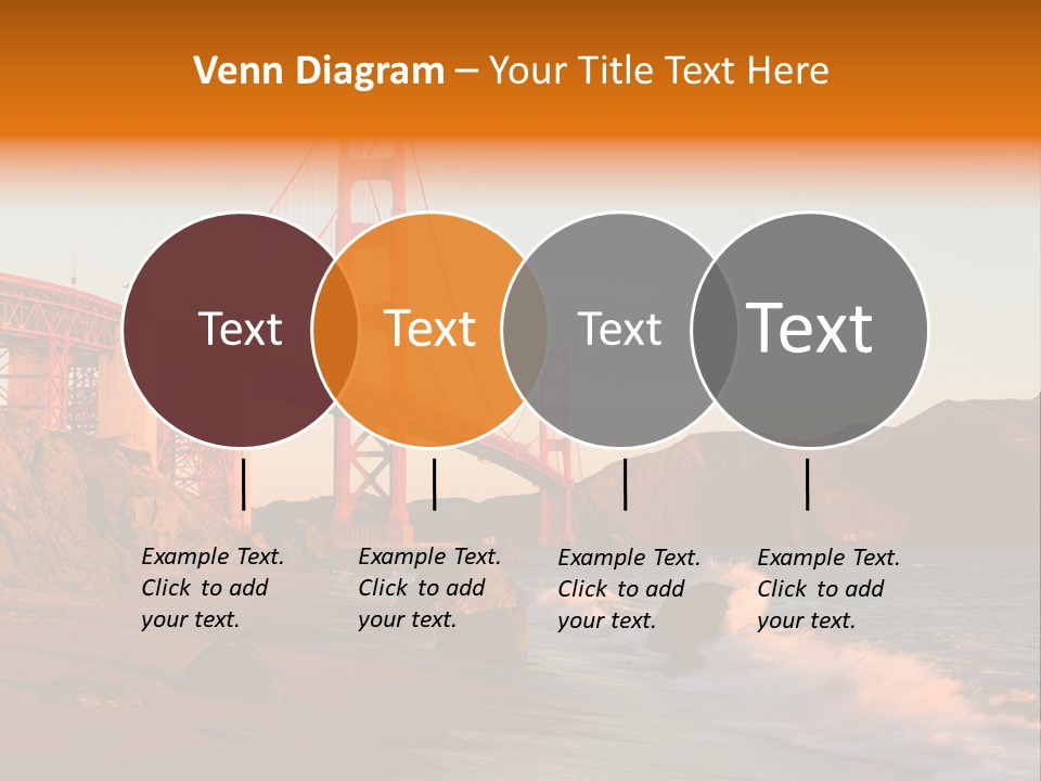 Golden Gate Sunset PowerPoint Template