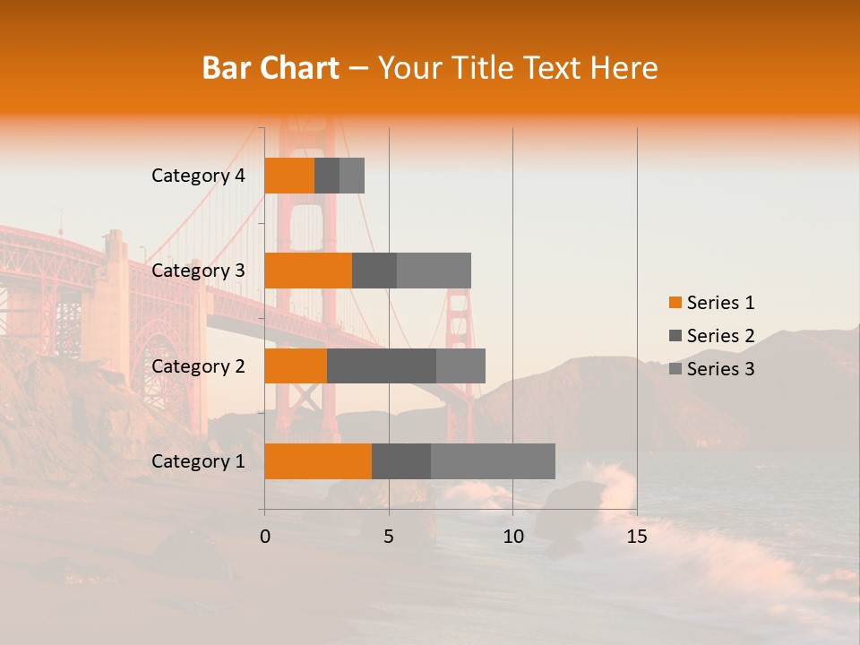 Golden Gate Sunset PowerPoint Template