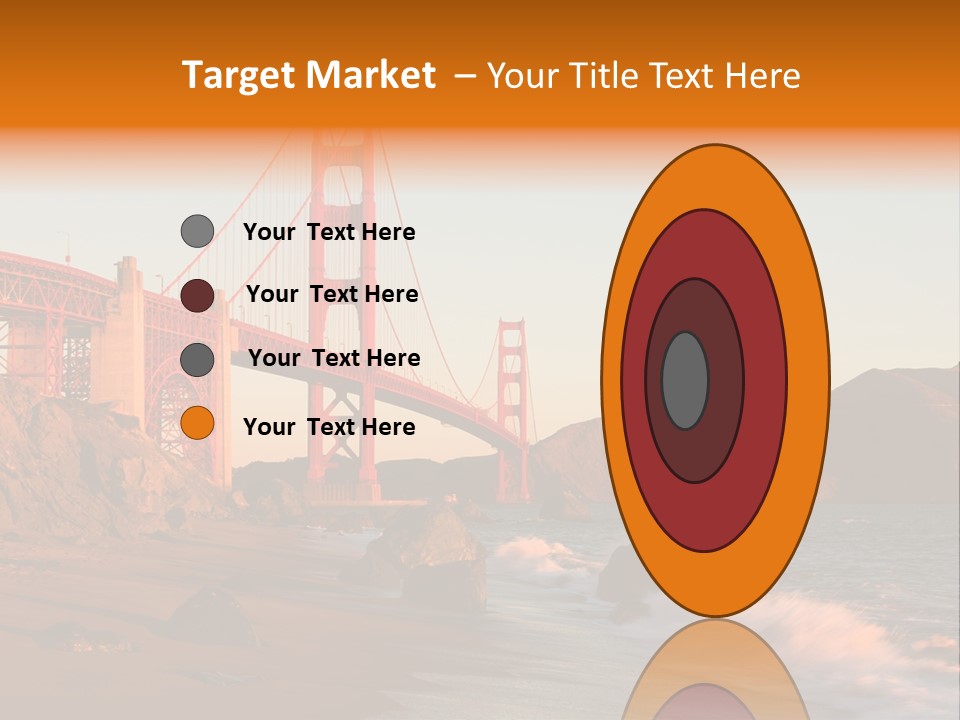 Golden Gate Sunset PowerPoint Template
